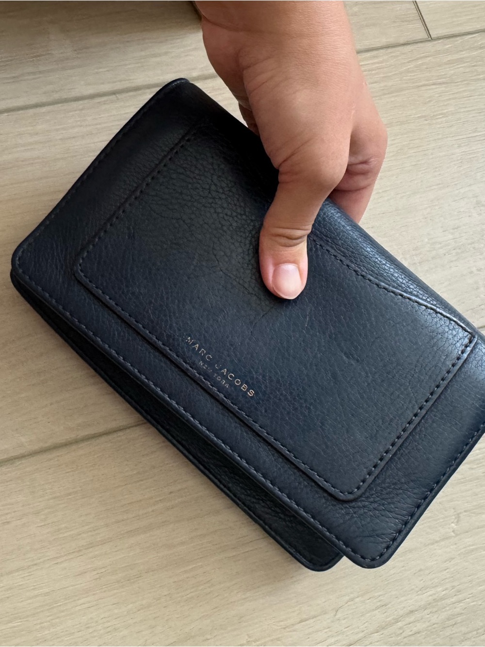 Marc Jacobs Navy Blue Crossboy/ Clutch